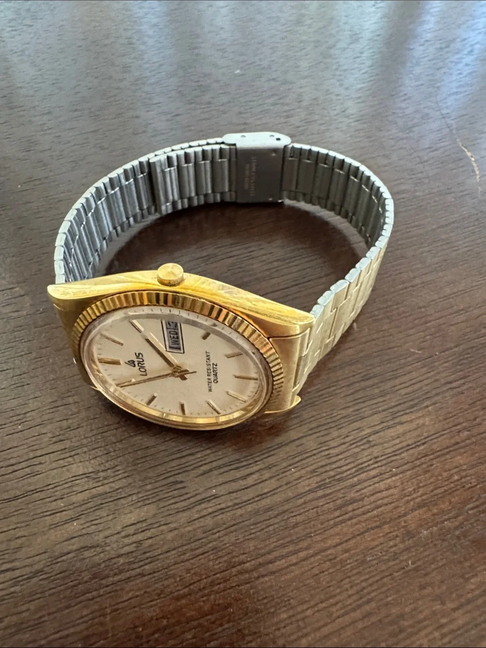 Lorus Women's Gold-Tone Bracelet Watch - Gold Dial